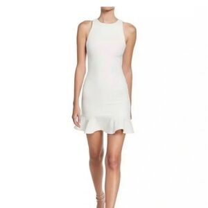 Elegant Off White Sleeveless Dress